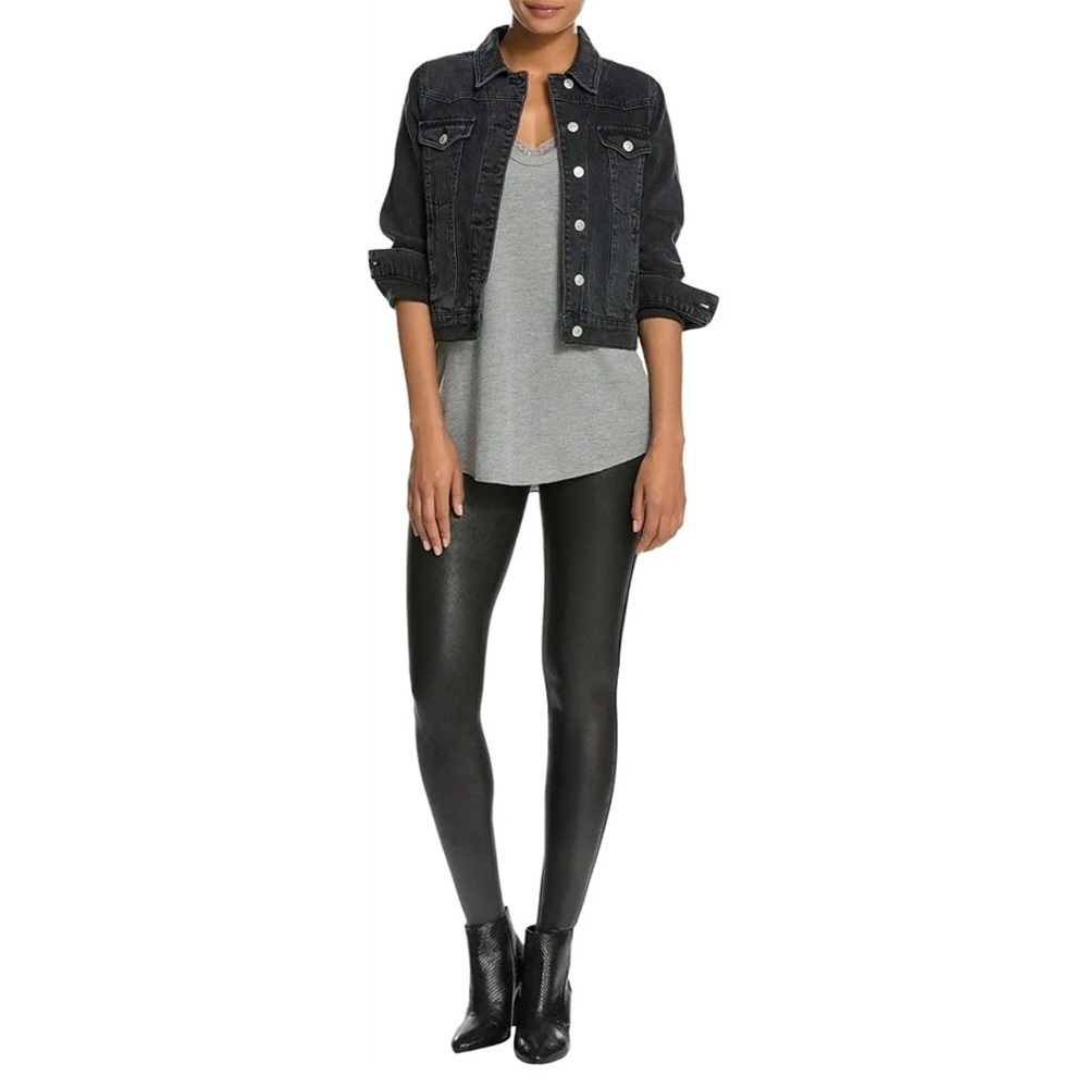 SPANX - Faux Leather Leggings - Black